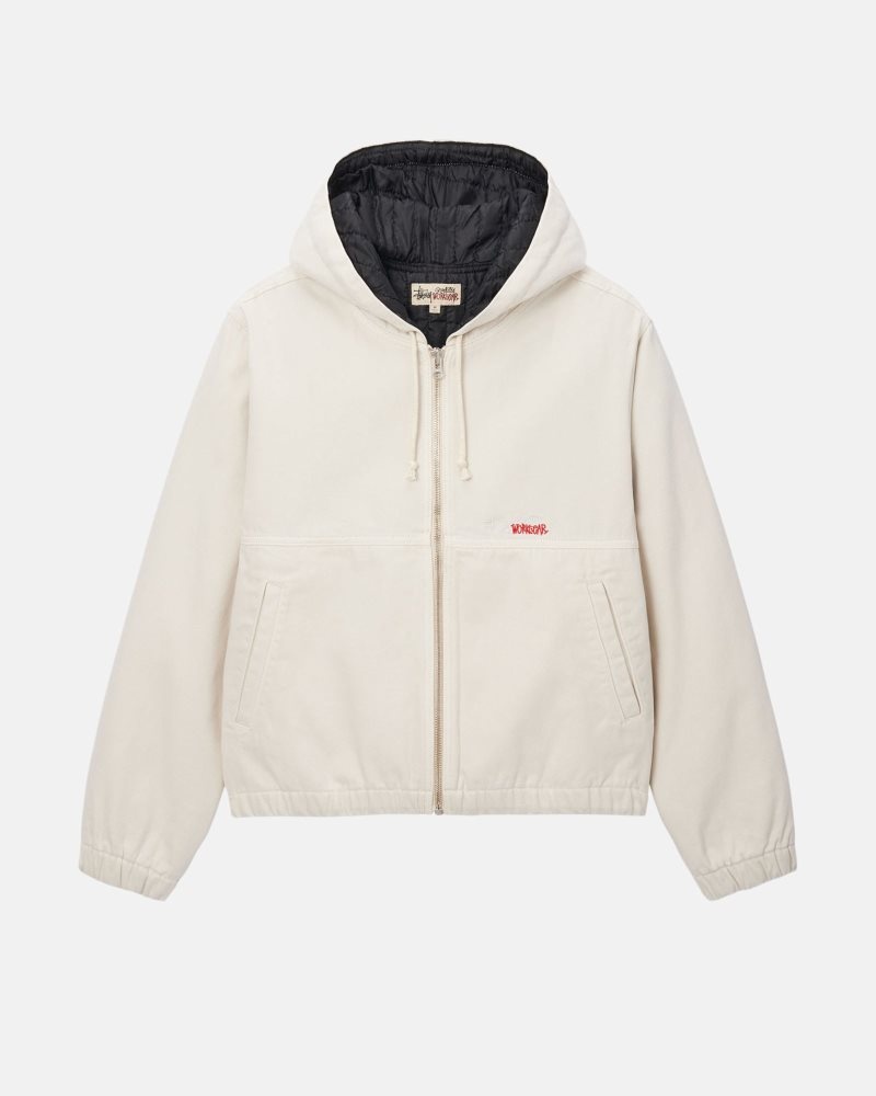 Veste Stussy Travail Insulated Tela Bone | ZPY-5750506