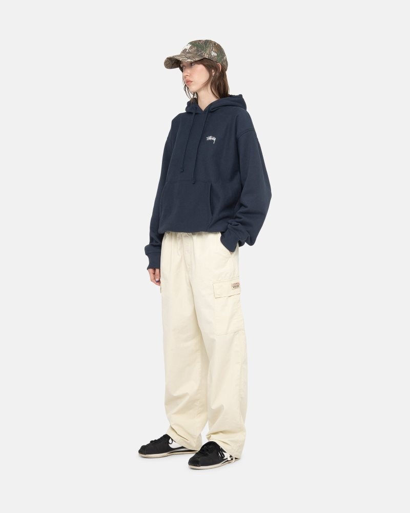 Pantalon Stussy Beach Ripstop Cargo Blanche | TJM-0615360