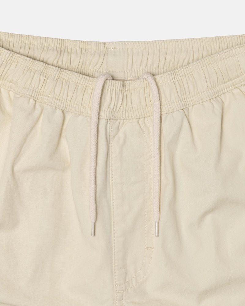 Pantalon Stussy Beach Ripstop Cargo Blanche | TJM-0615360