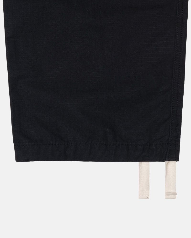 Pantalon Stussy Beach Ripstop Cargo Noir | HUL-3896794