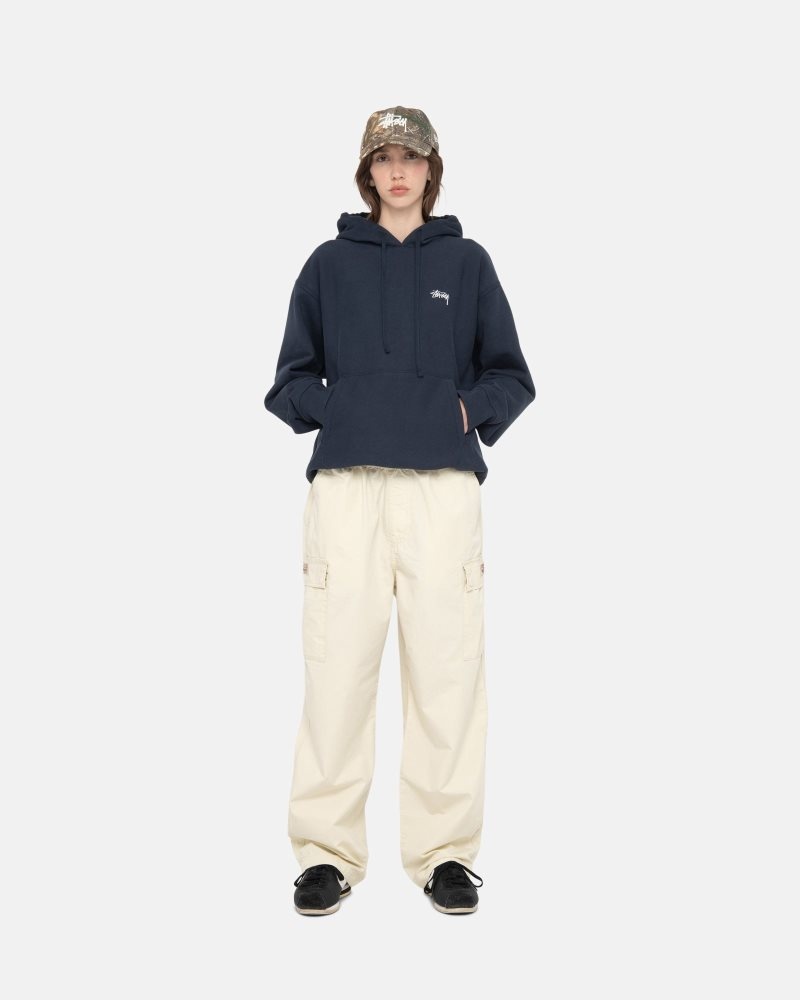 Pantalon Stussy Beach Ripstop Cargo Blanche | TJM-0615360