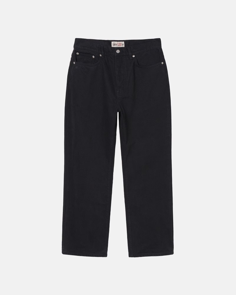 Jean Stussy Classiche Overdyed Noir | VUA-9716715