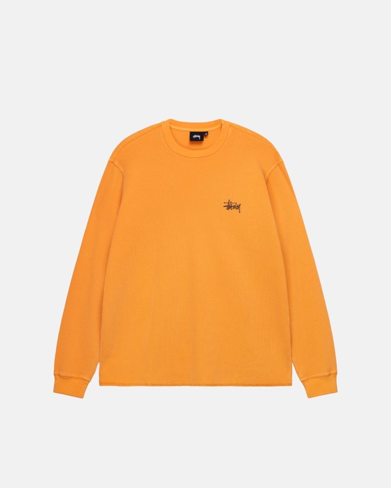 Sweat Stussy Basic Stock Ls Thermal Abricot | VEB-2815108