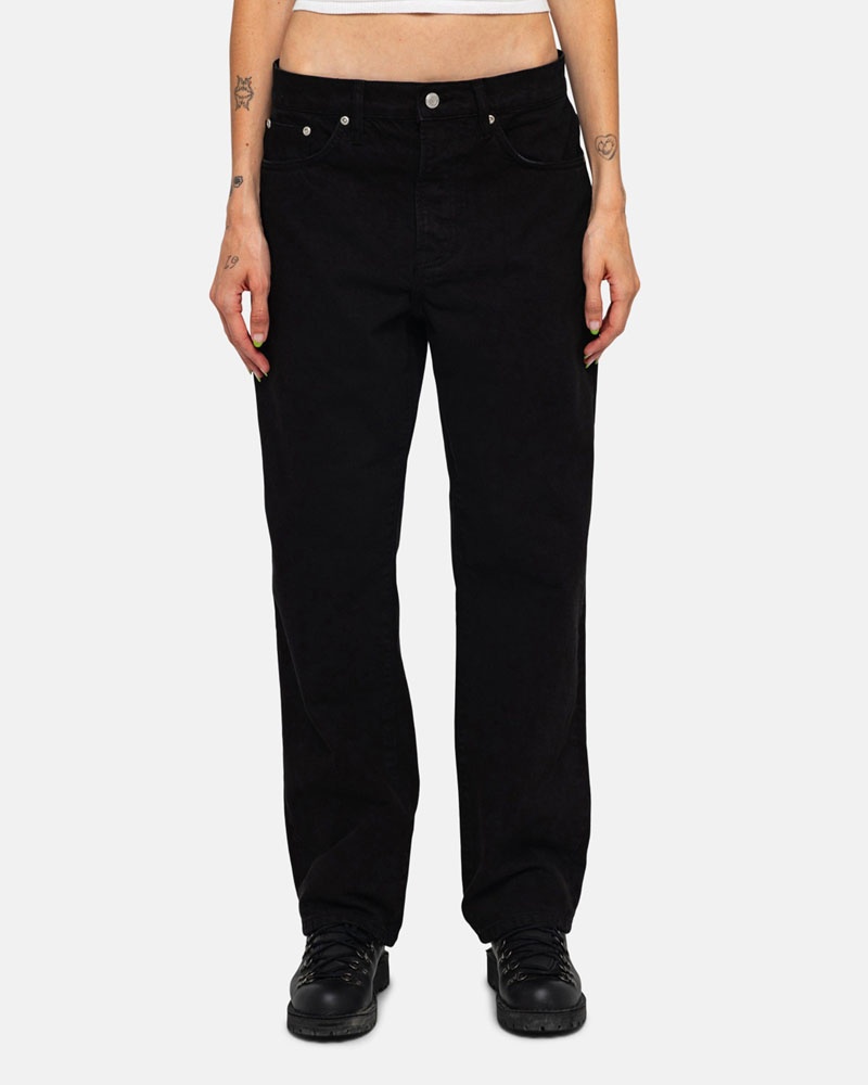 Jean Stussy Classiche Overdyed Noir | VUA-9716715