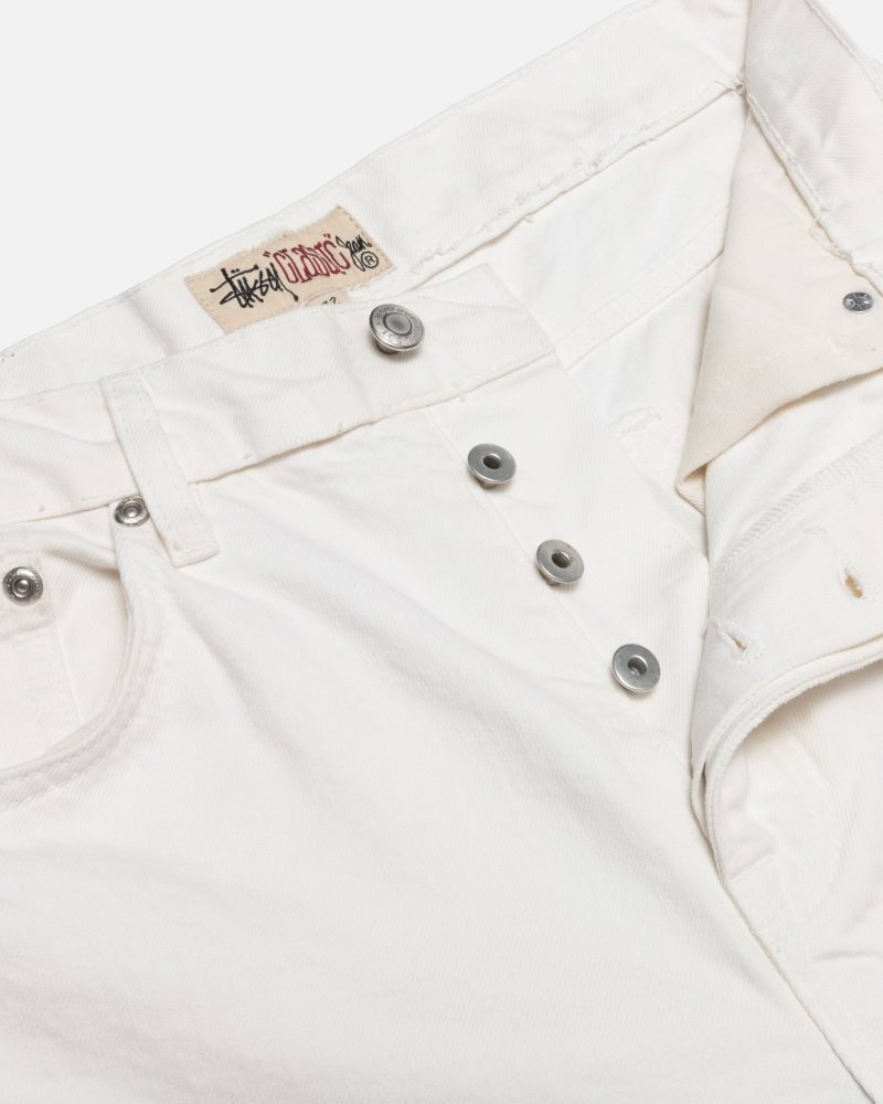 Jean Stussy Classiche Overdyed Bone | EFB-7364431