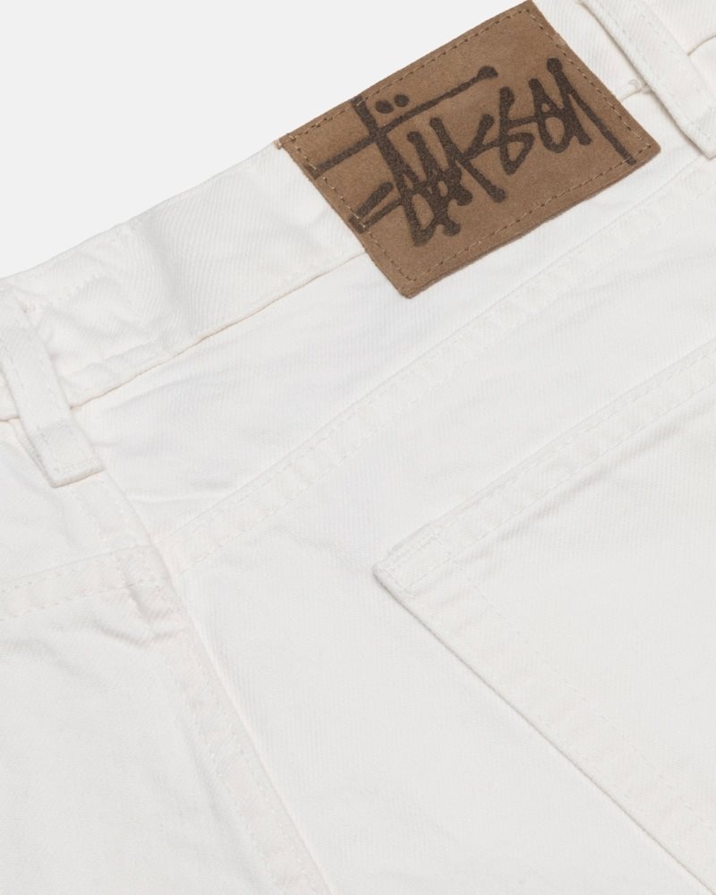 Jean Stussy Classiche Overdyed Bone | EFB-7364431