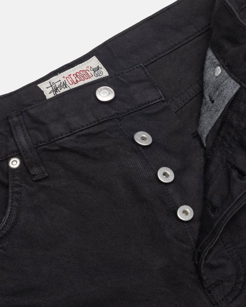 Jean Stussy Classiche Overdyed Noir | VUA-9716715