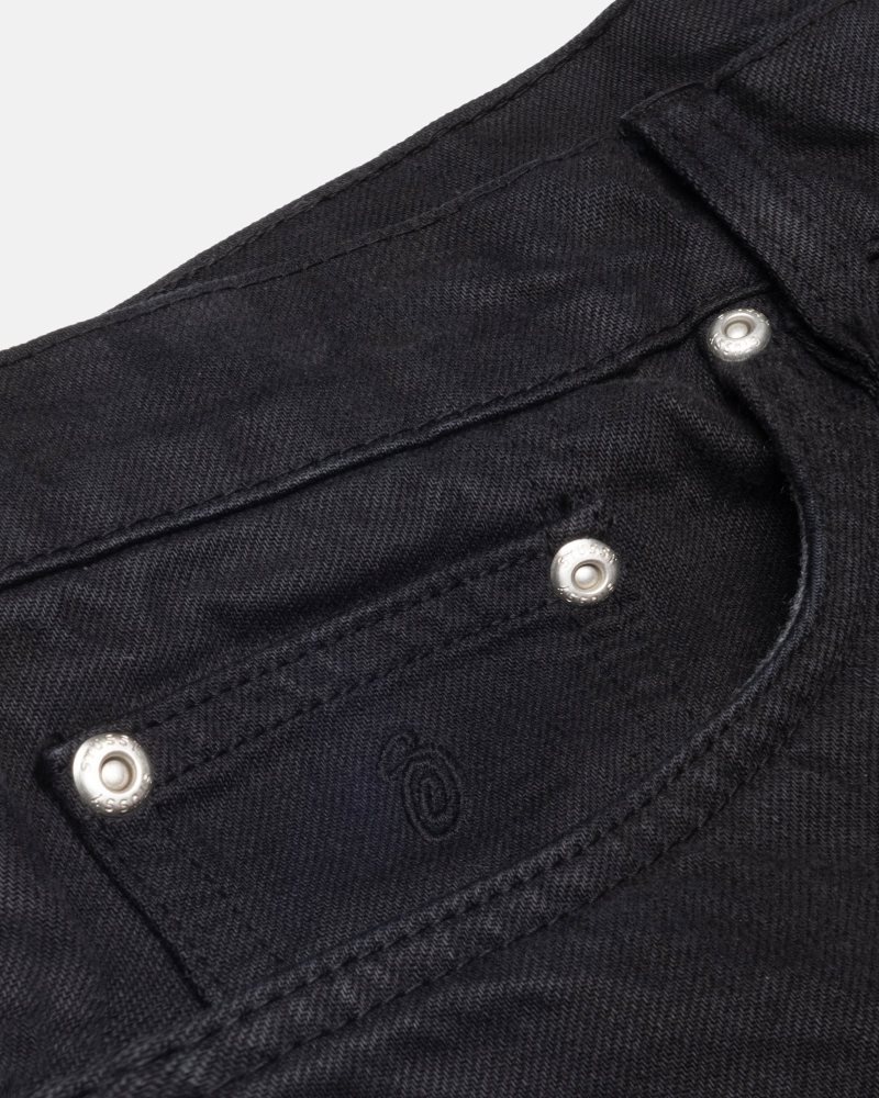 Jean Stussy Classiche Overdyed Noir | VUA-9716715