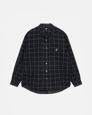 Chemise Stussy Light Weight Classiche Noir | TRT-5874068