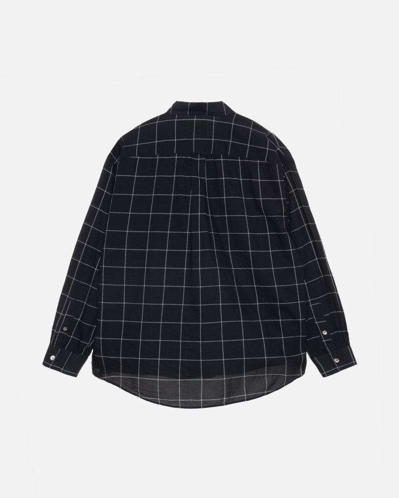 Chemise Stussy Light Weight Classiche Noir | TRT-5874068