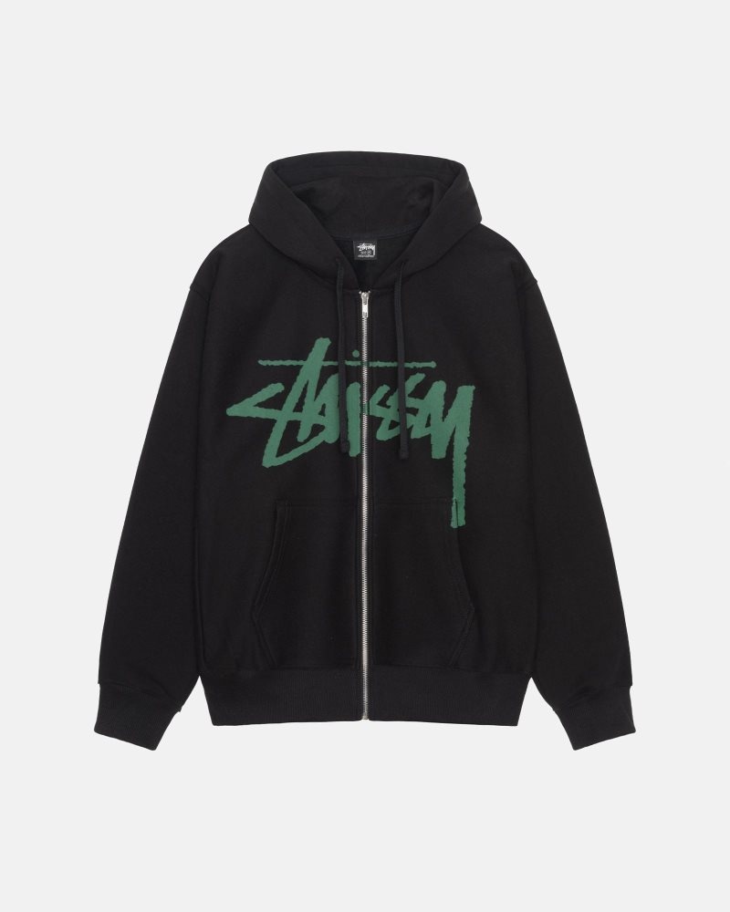 Sweat a Capuche Stussy Venus Zip Noir | GMY-8026246