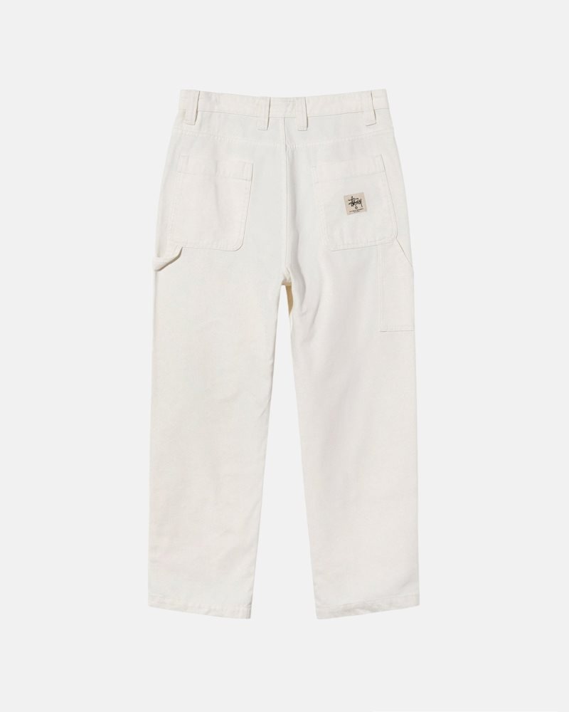 Pantalon Stussy Travail Tela Bone | EZB-2905930