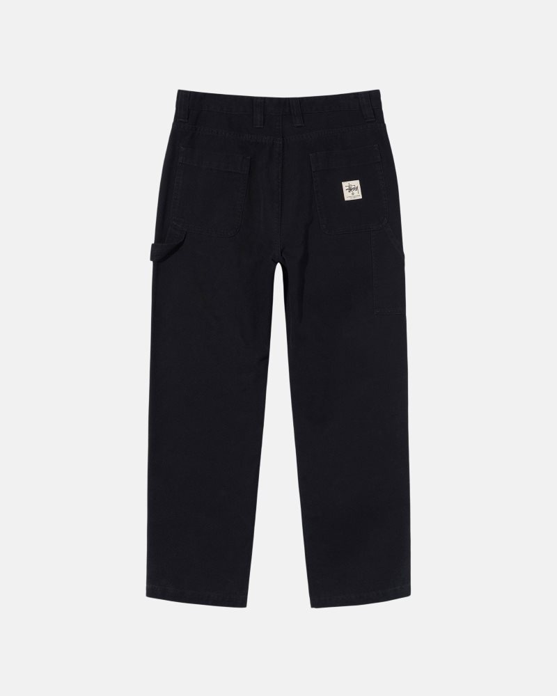 Pantalon Stussy Travail Tela Noir | KOX-9081607