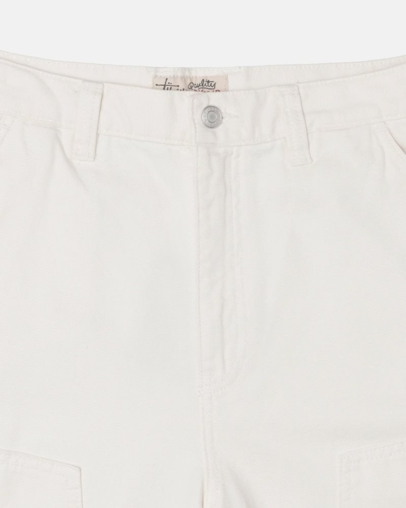 Pantalon Stussy Travail Tela Bone | EZB-2905930