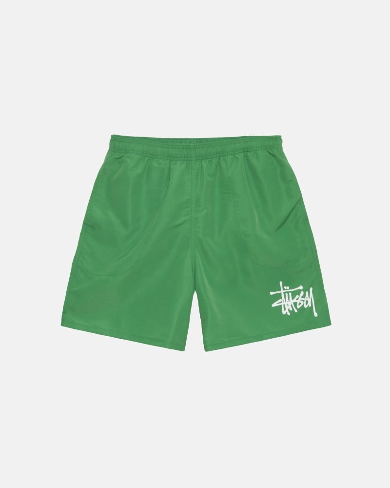 Short Stussy D'eau Big Basic Vert | QNH-0222330