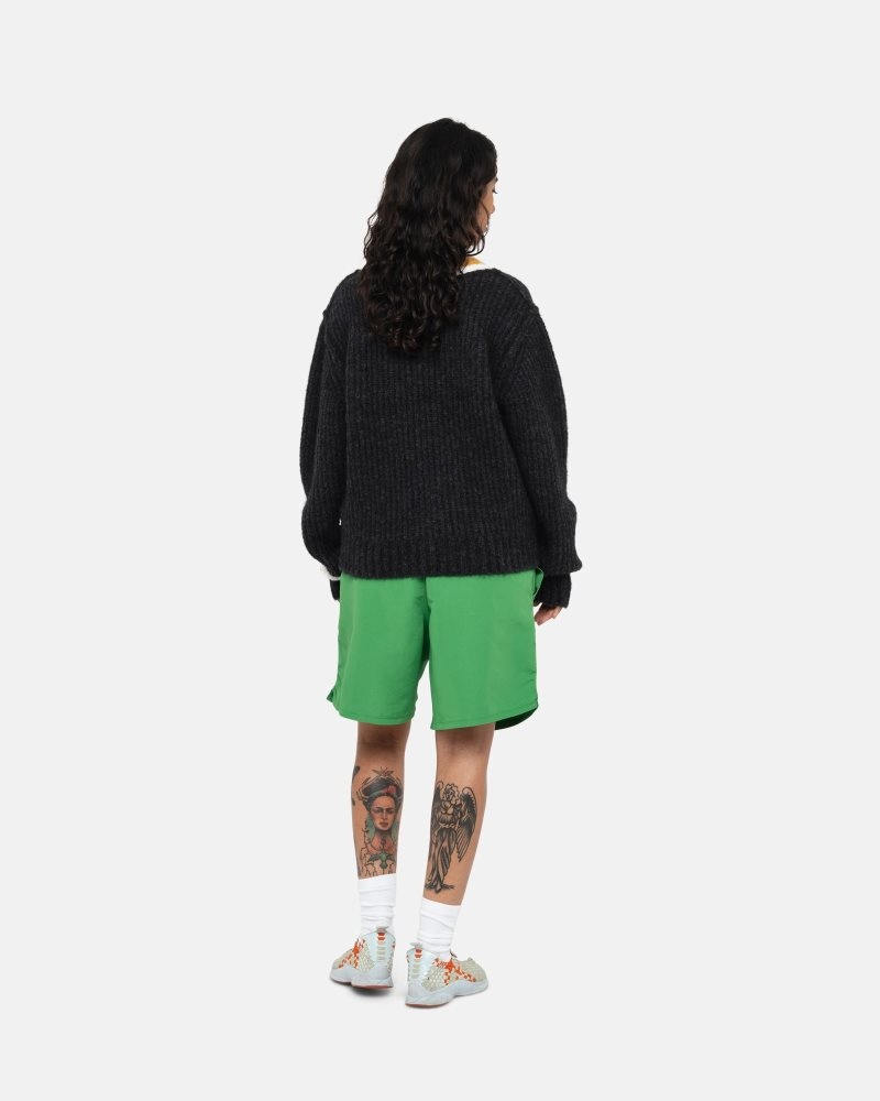 Short Stussy D'eau Big Basic Vert | QNH-0222330