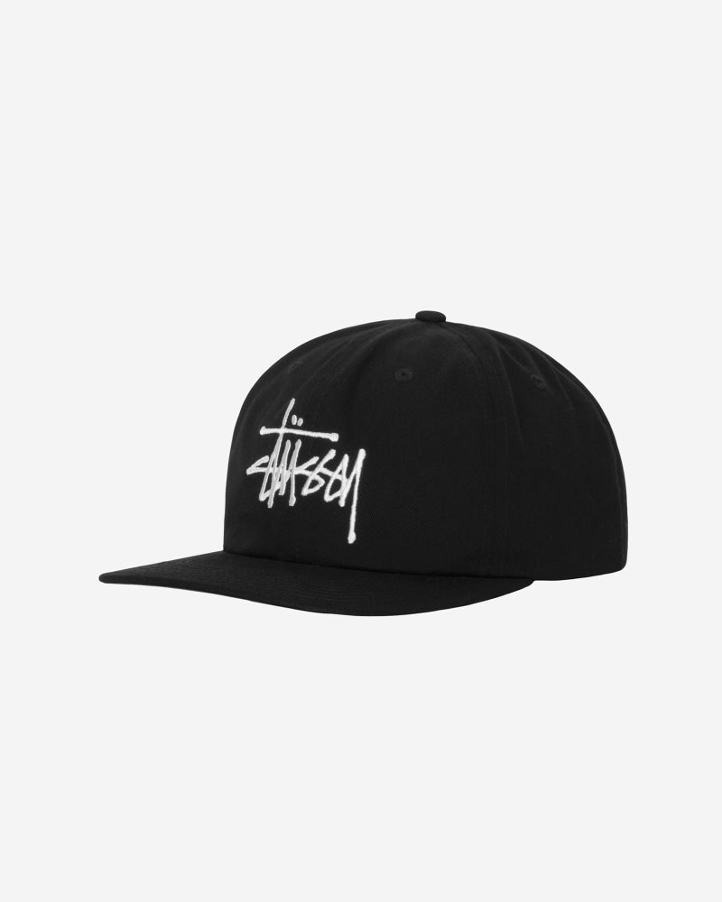 Casquettes Stussy Mid-depth Basic Strapback Noir | YBZ-4870480