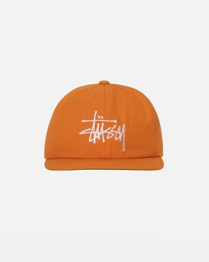 Casquettes Stussy Mid-depth Basic Strapback Orange | OTR-1352706