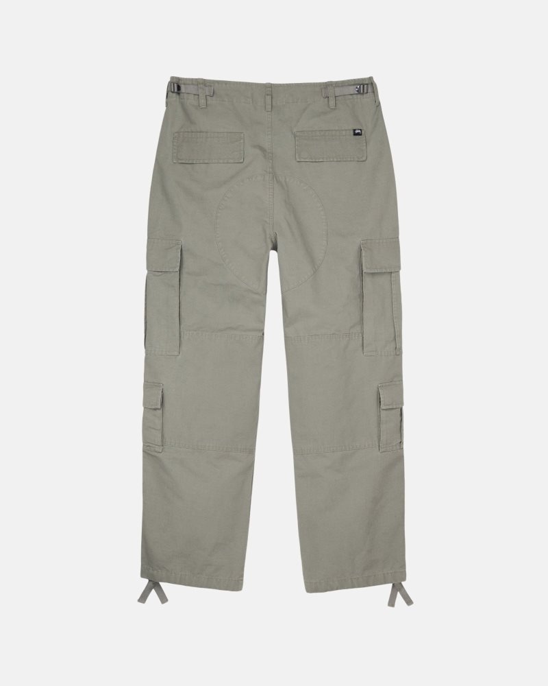 Pantalon Stussy Surplus Cargo Ripstop Vert Olive | ICQ-2522771