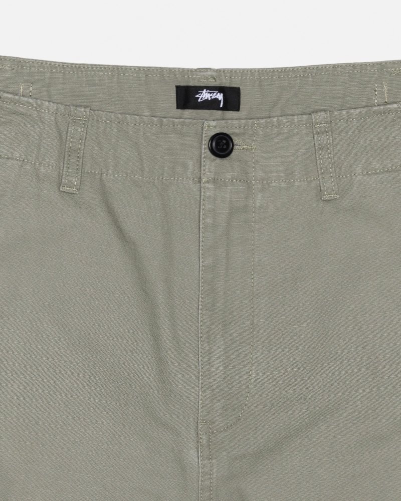 Pantalon Stussy Surplus Cargo Ripstop Vert Olive | ICQ-2522771