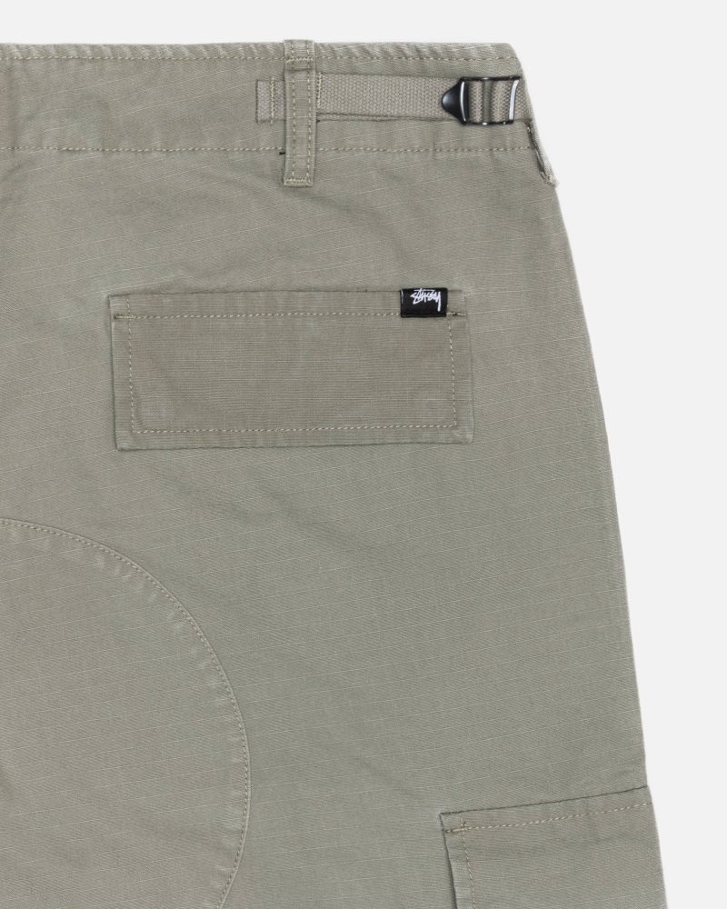 Pantalon Stussy Surplus Cargo Ripstop Vert Olive | ICQ-2522771