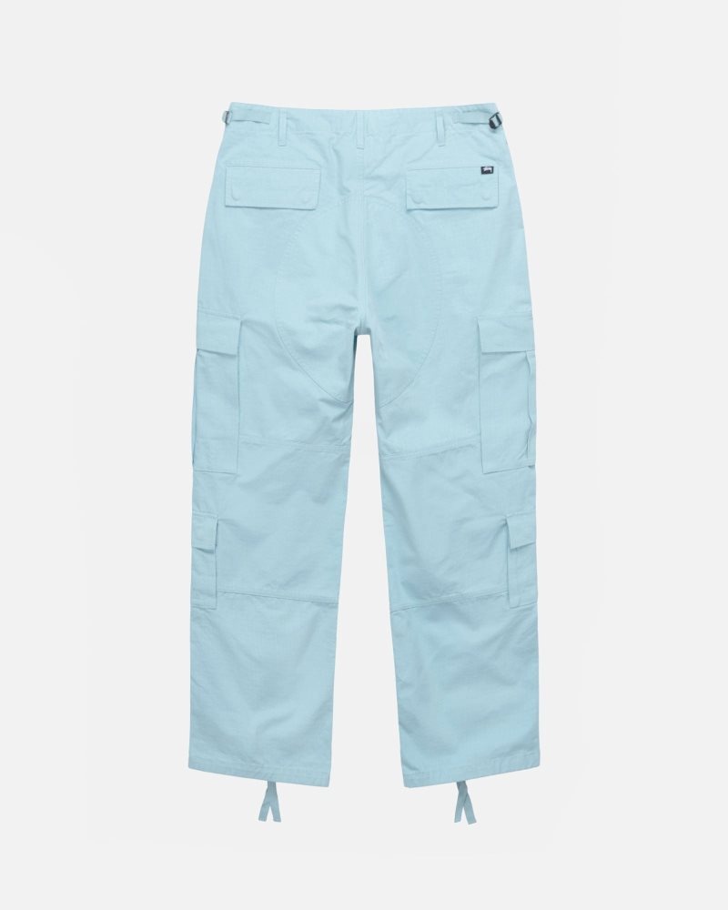 Pantalon Stussy Surplus Cargo Ripstop Aquamarine | OAY-9232255