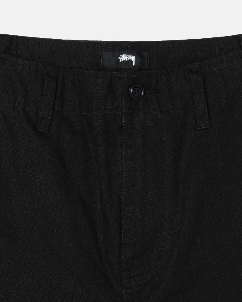 Pantalon Stussy Surplus Cargo Ripstop Noir | CPZ-4570940