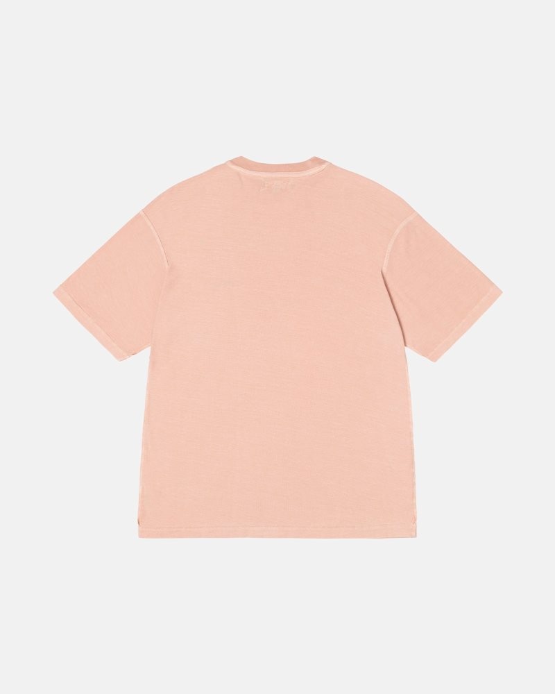 T Shirts Stussy Lazy Dusty Peach | SJZ-8050531