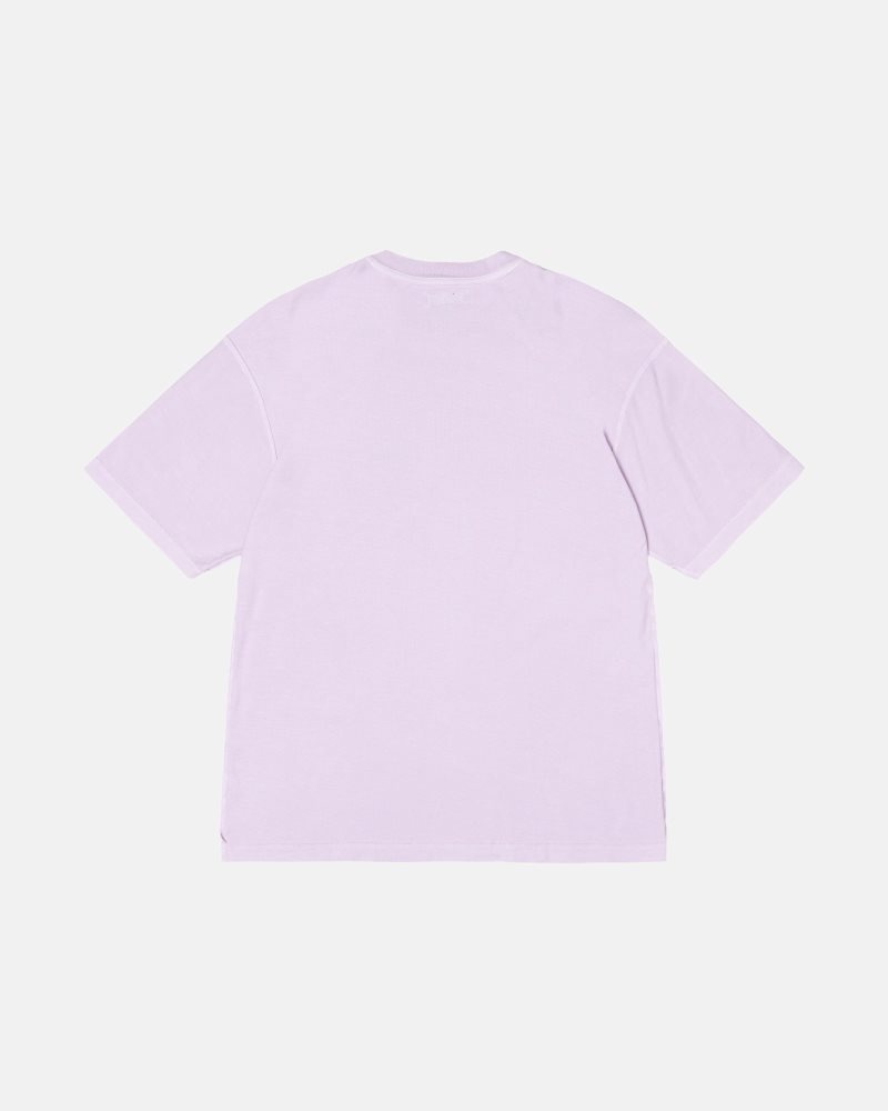 T Shirts Stussy Lazy Lilac | CLH-5462174