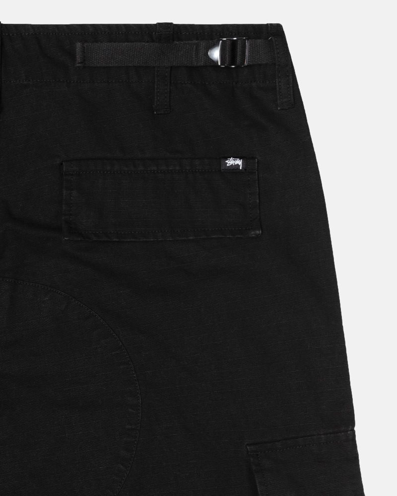 Pantalon Stussy Surplus Cargo Ripstop Noir | CPZ-4570940