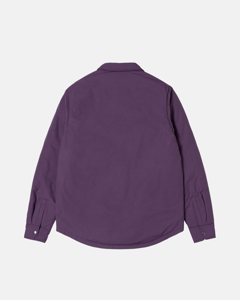 Chemise Stussy Rembourré Tech Over Violette | DTM-6282792