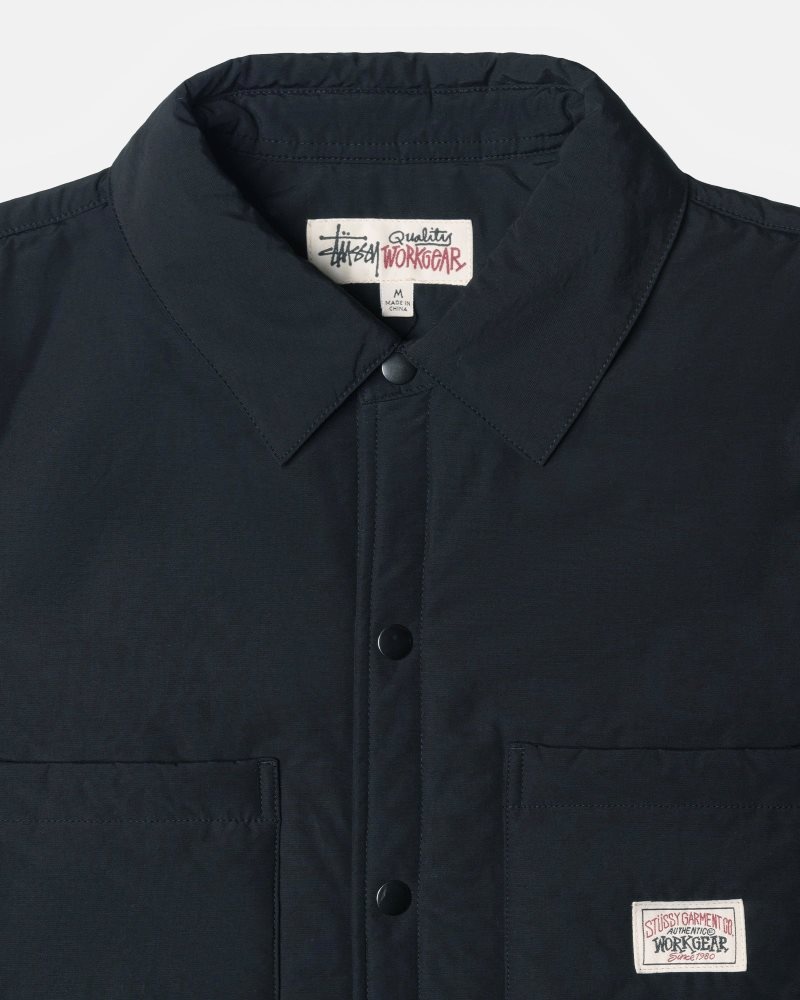 Chemise Stussy Rembourré Tech Over Noir | BKD-5625373