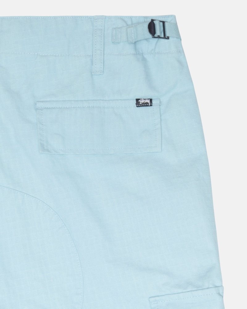 Pantalon Stussy Surplus Cargo Ripstop Aquamarine | OAY-9232255