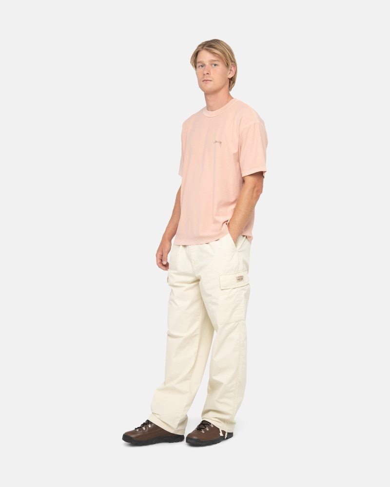 T Shirts Stussy Lazy Dusty Peach | SJZ-8050531