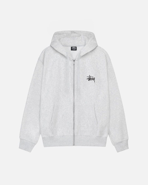 Sweat a Capuche Stussy Basic Stüssy Zip Ash Heather | FVF-2018212