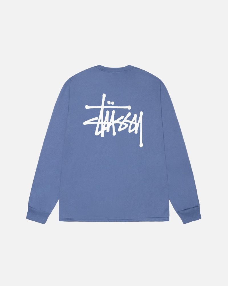 T Shirts Stussy Basic Stüssy Ls Storm | QCR-8667100