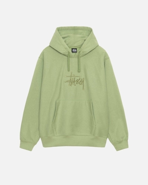 Sweat a Capuche Stussy Basic Applique Moss | PPB-1714885