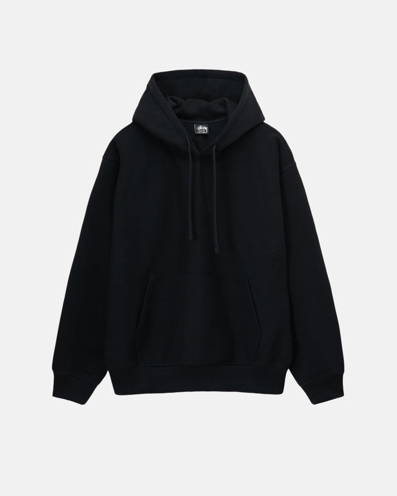 Sweat a Capuche Stussy Back Applique Noir | QGQ-8545214