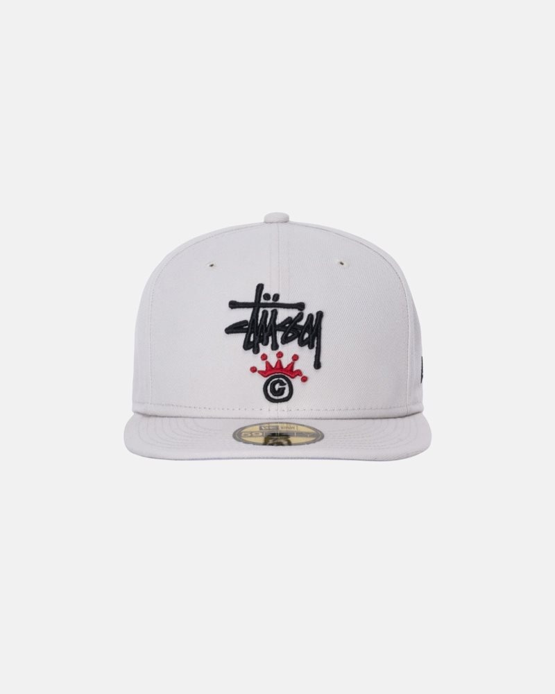 Casquettes Stussy New Era 59fifty Copyright Crown Natural | BXS-7180420