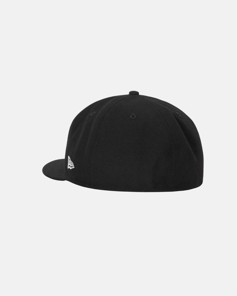 Casquettes Stussy New Era 59fifty Copyright Crown Noir | DTZ-8152193