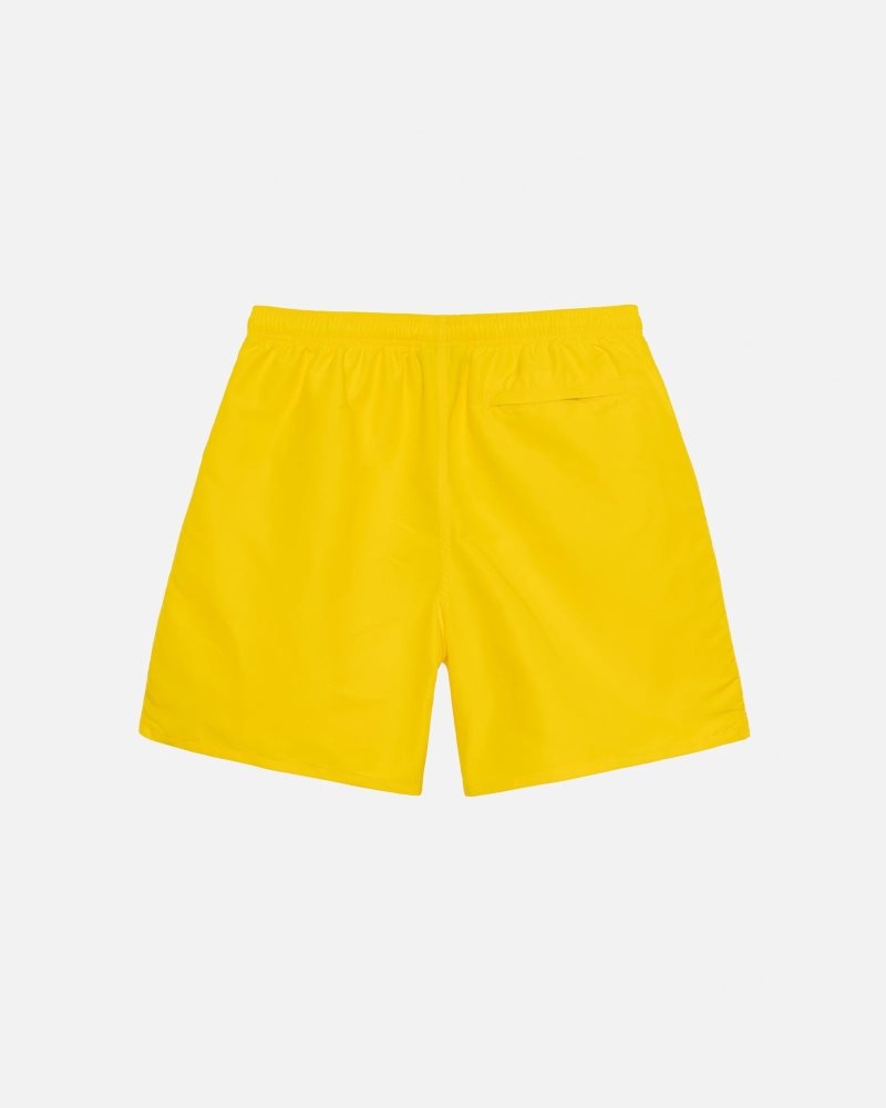 Short Stussy D'eau Stock Jaune | ONE-2441091