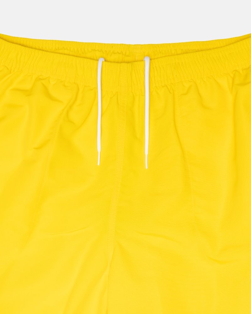 Short Stussy D'eau Stock Jaune | ONE-2441091