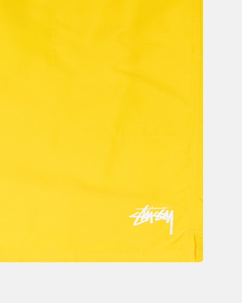 Short Stussy D'eau Stock Jaune | ONE-2441091