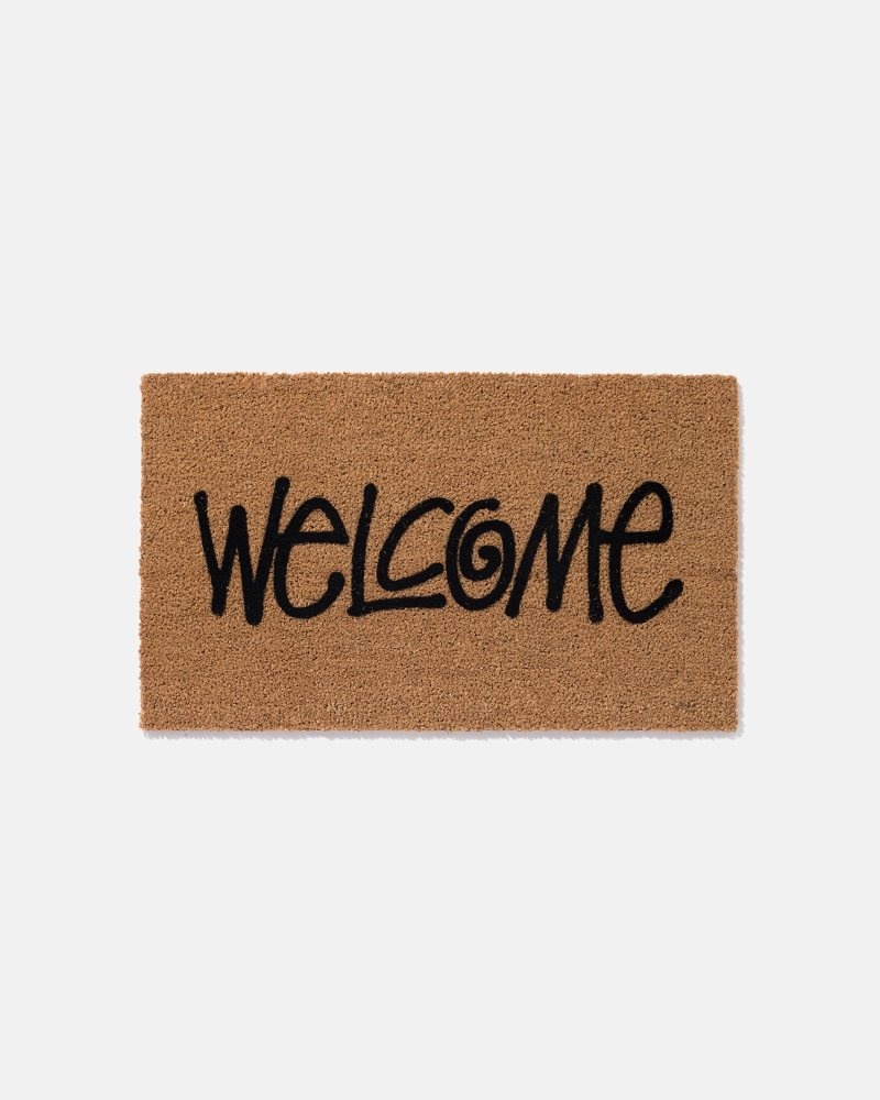 Accessoires Stussy Stussy Welcome Mat Cocoa | MDG-8317514