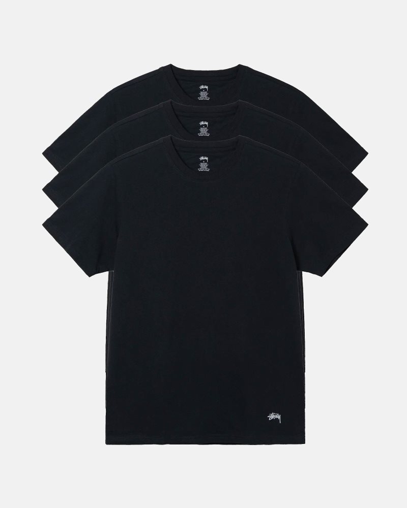 Chemise Stussy Under Noir | FUJ-1734838