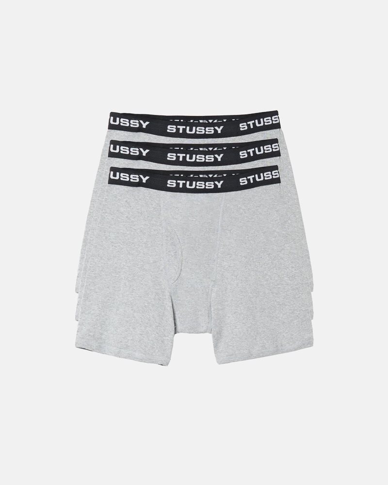 Short Stussy Stussy Boxer Grise | COP-7574341