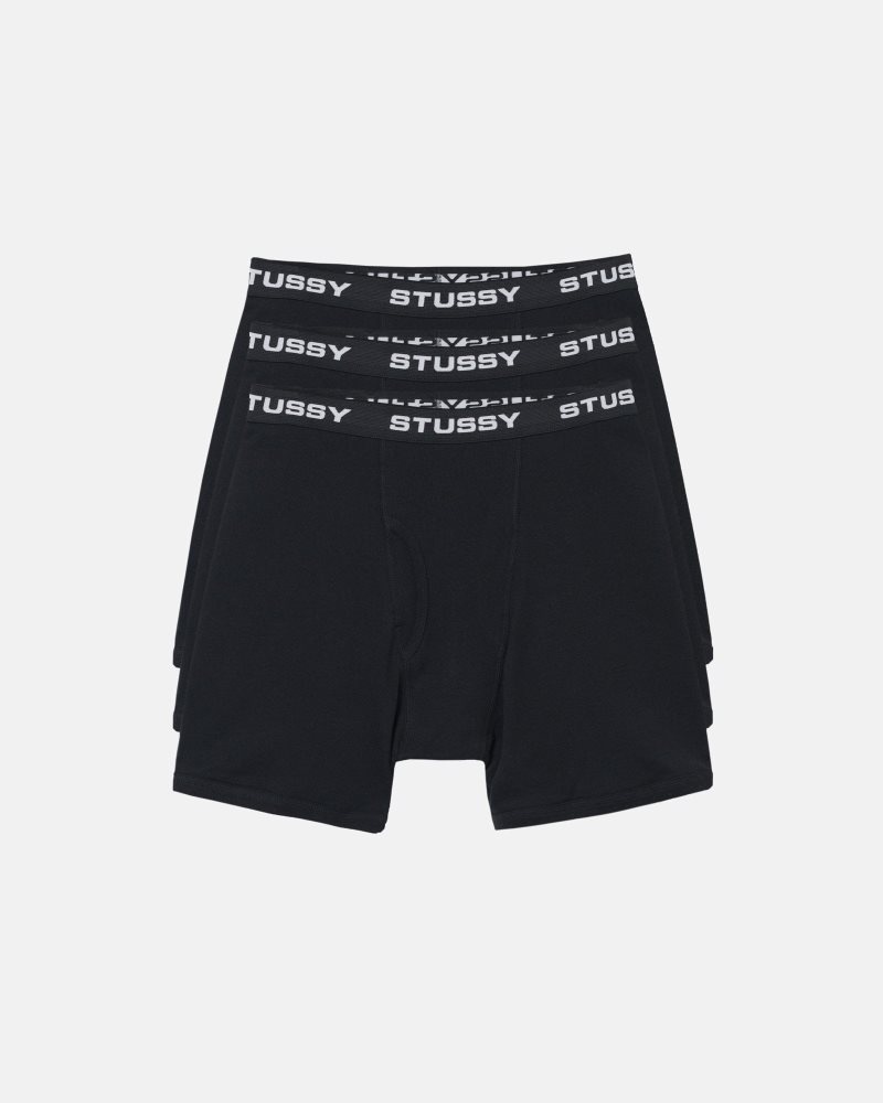 Short Stussy Stussy Boxer Noir | CYA-6262839