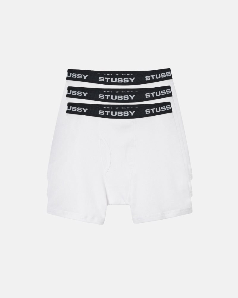 Short Stussy Stussy Boxer Blanche | CIV-5250892