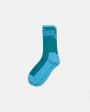 Chaussettes Stussy Logo Jacquard Trail Aqua | ROK-0748547