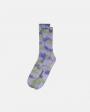 Chaussettes Stussy Multi Dyed Nervuré Purple/Green | QPP-7801118